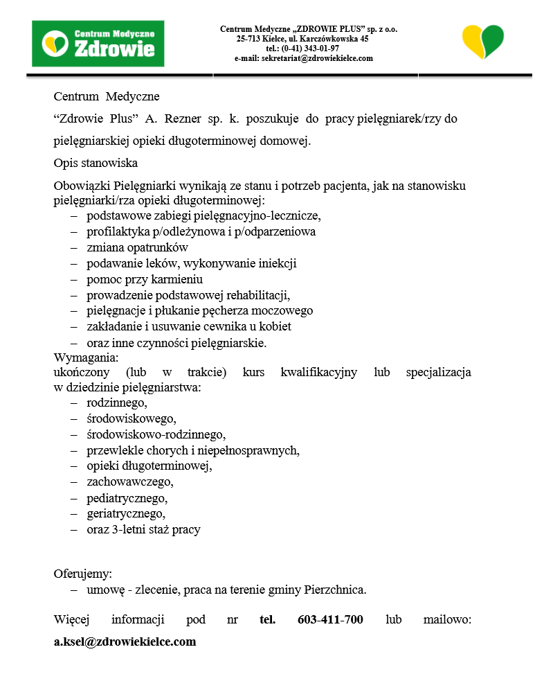 praca zdrowie 2025